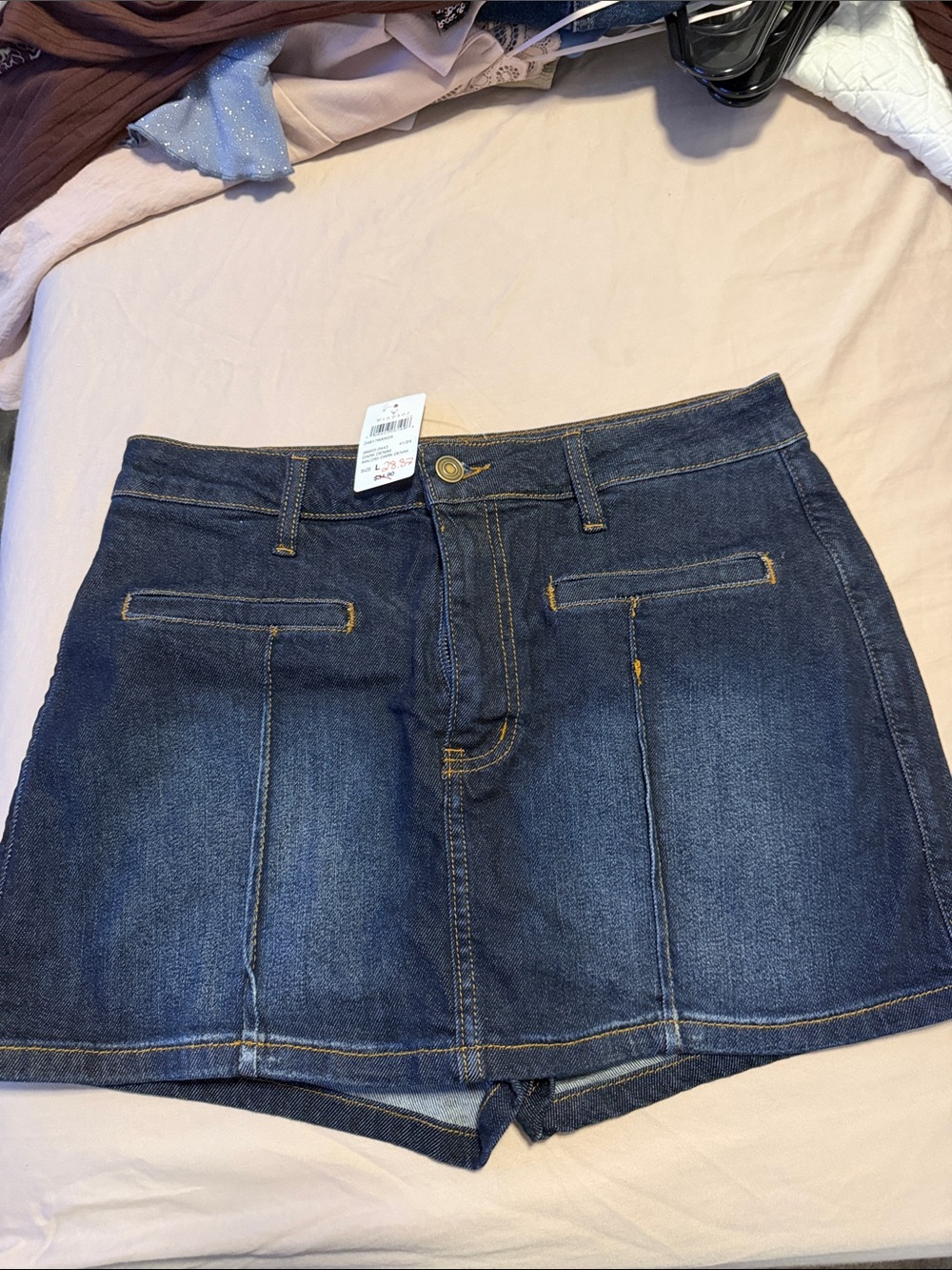 Windsor Dark Blue Denim Skort